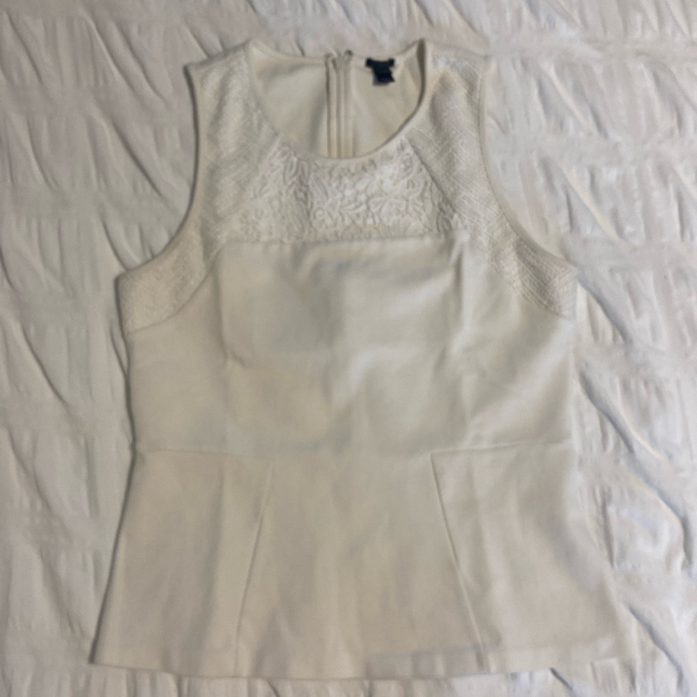 White J. Crew Top
